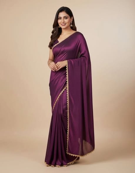 Plum Shade Saree
