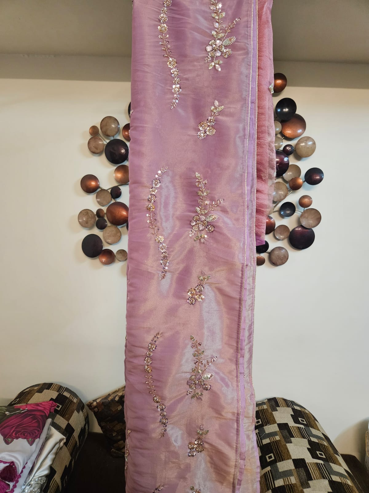 Premium Designer Wear Saree with intricate sequins work