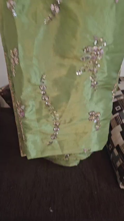 Premium Designer Wear Saree with intricate sequins work